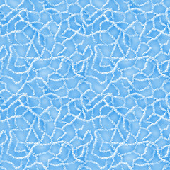 seamless organic net structure background in shades of blue