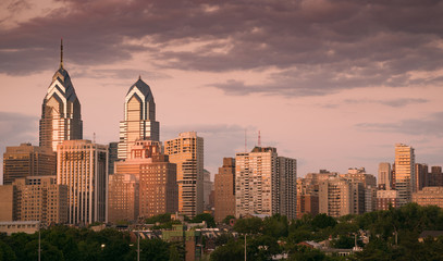Fototapeta premium Philadelphia skyline