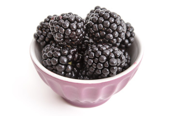Brombeeren als Nachtisch