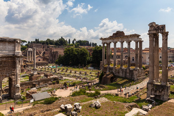 Obraz premium Ancient rome ruins, Italy