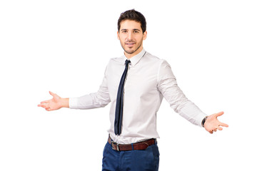 emotional businessman