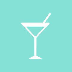Cocktail -  vector icon.