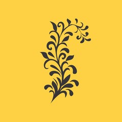 vector ornament In flower style