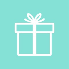 Gift Box -  vector icon.