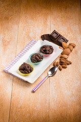 ciocolate candy with almond