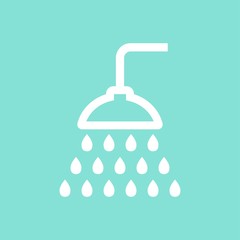 Shower -  vector icon.