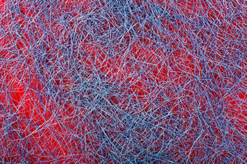 Абстрактное изображение из множества сплетённых нитей
