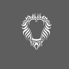 Fototapeta premium Lion Head Icon
