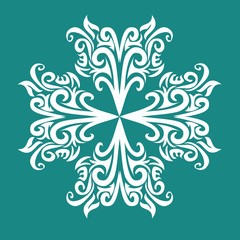 ornament In flower style