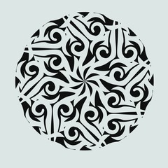 Fototapeta premium vector ornament In flower style