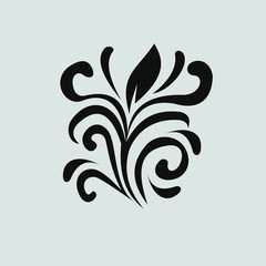 vector ornament In flower style