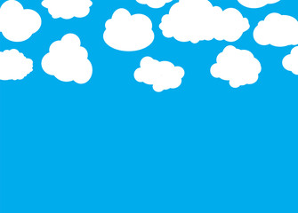 Set of different Cloud. Vector Illustration