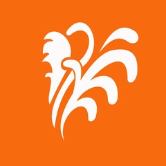 vector ornament In flower style