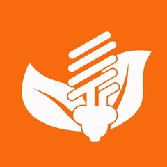 eco light bulb icons