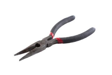 Obraz premium Hand tools on white background