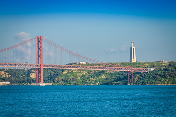 The 25 de Abril Bridge is a bridge connecting the city of Lisbon