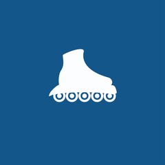 The roller skate icon. Skates symbol