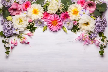 Poster de jardin Fleurs Flower composition