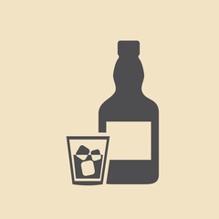 alcohol bottle icon