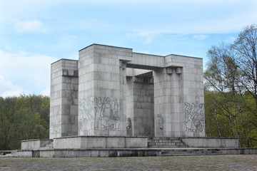 Fototapeta na wymiar Monument of Silesian Uprisings in Gora Swietej Anny