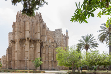 Fototapeta premium Medieval Cathedral of St Nicholas (Lala Mustafa Pasha Mosque)