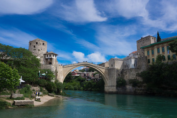 Fototapeta premium Mostar bridge, Bosnia and Herzegovina