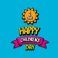 1 june international childrens day background.