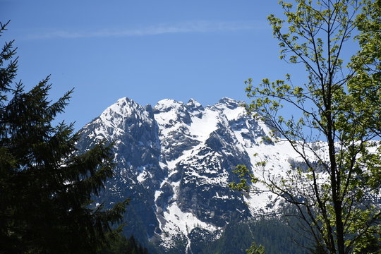  Wei&szlig;bach bei Lofer, Hintertal, Pinzgau, Salzburg, Steinernes Meer, Alm, Weide, Berge, Loferer Steinberge