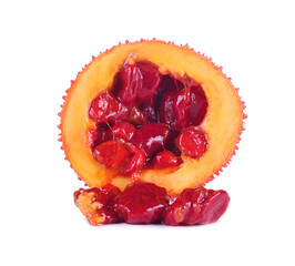 Southeast Asian fruit is commonly known as Gac and variously as