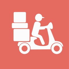 delivery moped icon