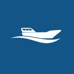 Fototapeta premium Ship icon