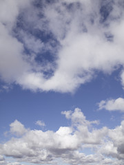 cloudy blue sky