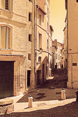 Fototapeta na wymiar old town streets - Montpellier - France