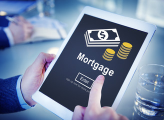Mortgage Payment Debt Finance Webiste Online Concept