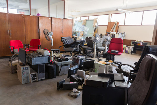 Abandoned Office Equipments