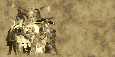 Happy Kids on an Adventure