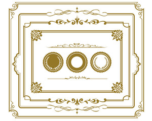 Obraz premium frame set Vector 