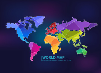 Fototapeta na wymiar World map 
