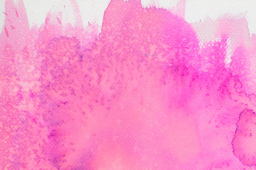 pink watercolor painted background