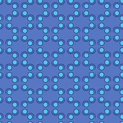 Seamless pattern in blue hues