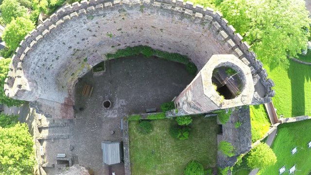 Small castle at Dilsberg, Germany near Heidelberg
