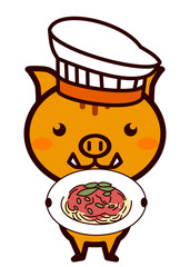 イタリア料理と動物シリーズ