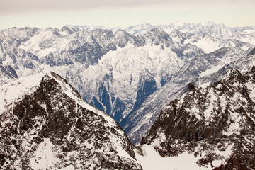 Amazing mountain scenery from Engelberg, Switzerland