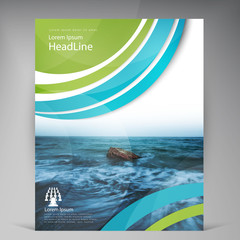 Abstract vector modern flyers brochure.