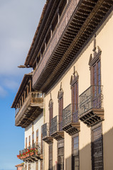 Facade of La Casa de los Balcones, Tenerife