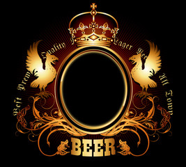 ornate beer background