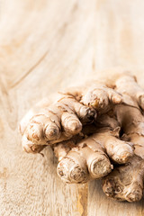 Fresh organic ginger