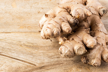 Fresh organic ginger