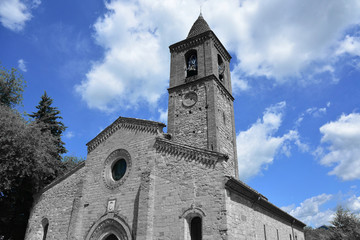 Fototapeta na wymiar Church of St. Martin in Cecima Italy