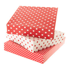 Red dotted gifts
